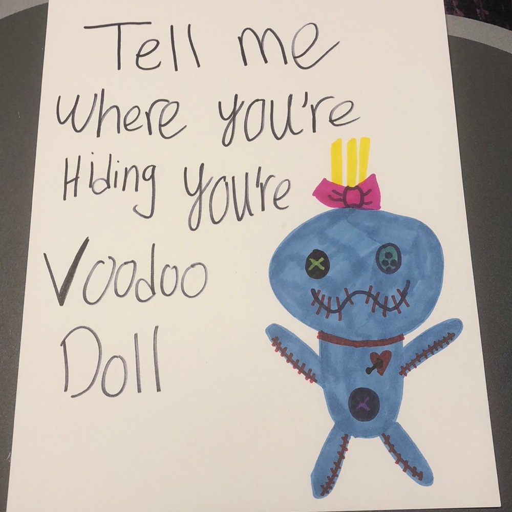 5sos voodoo doll lyric art